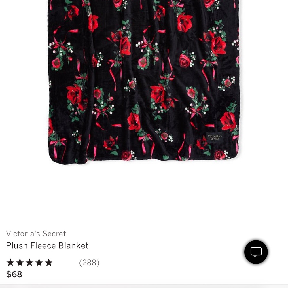 Victoria Secret plush blanket
